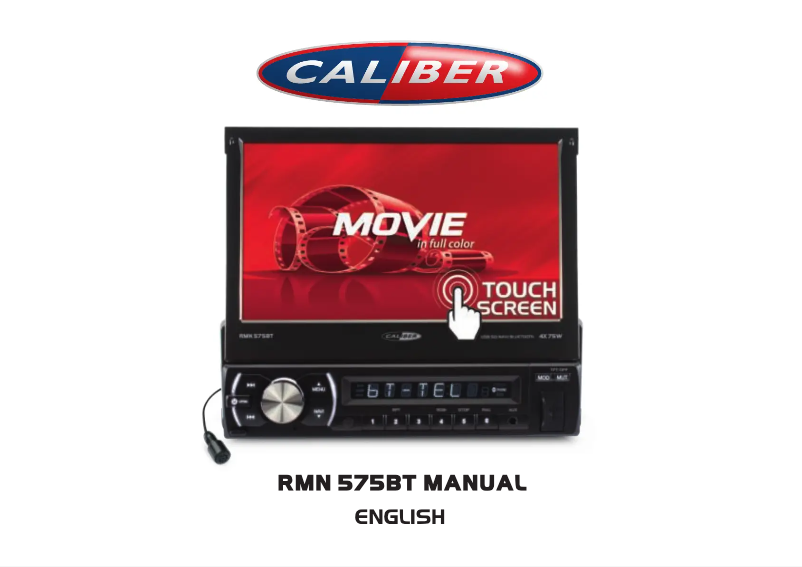 Page 1 of the manual User Manual Caliber RMD 575BT