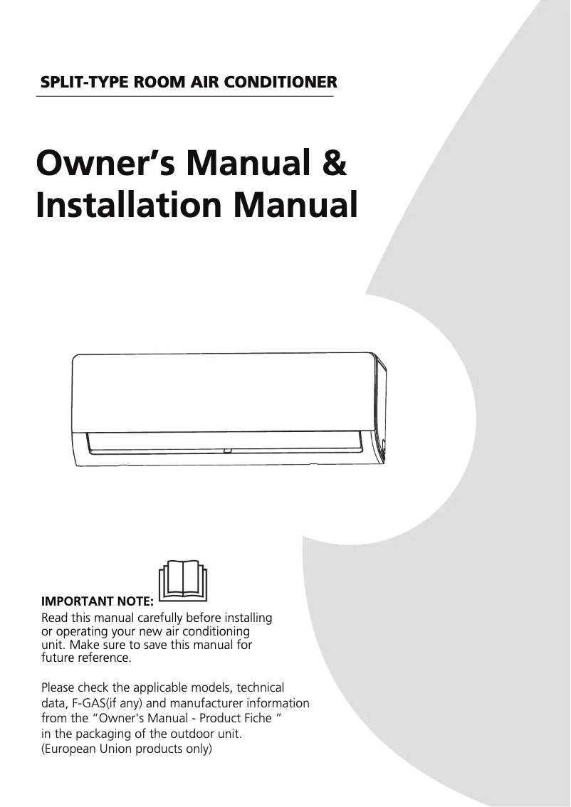 Page 1 of the manual User Manual Midea MFXS80