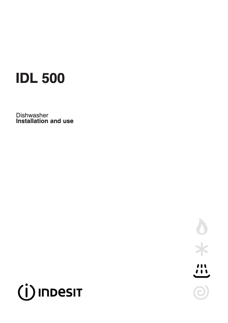 Page 1 of the manual User Manual Indesit IDL 500 UK .2