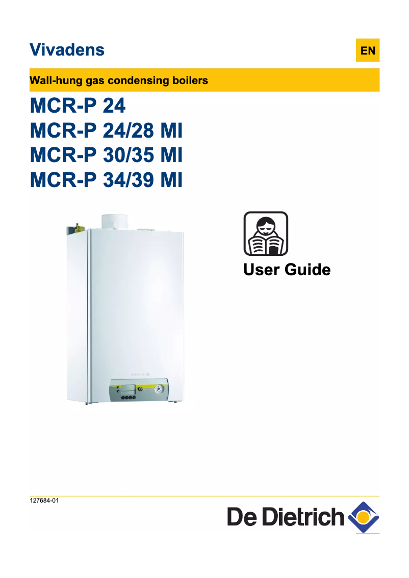 Page 1 of the manual User Manual De Dietrich MCR-P 24/28 MI