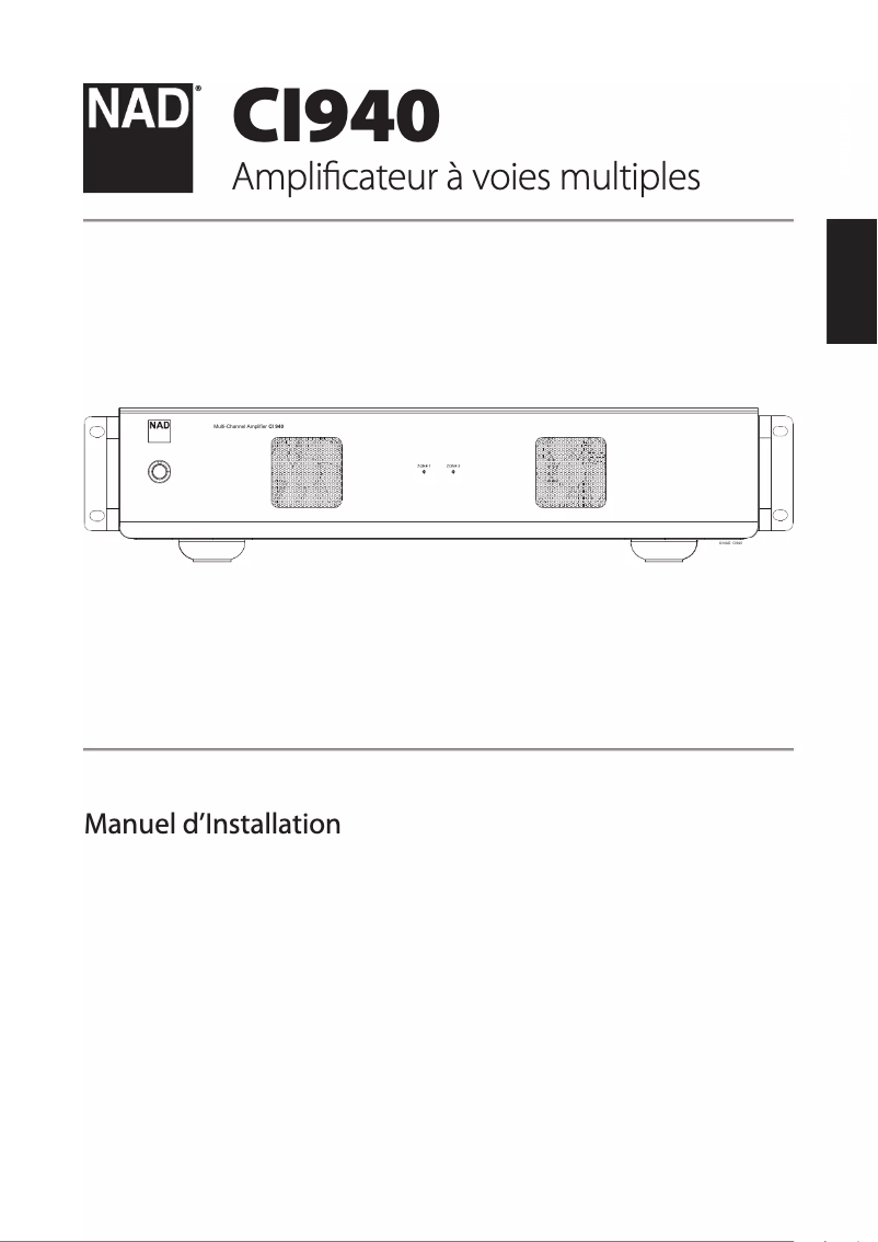 First page image of the manual for CI 940