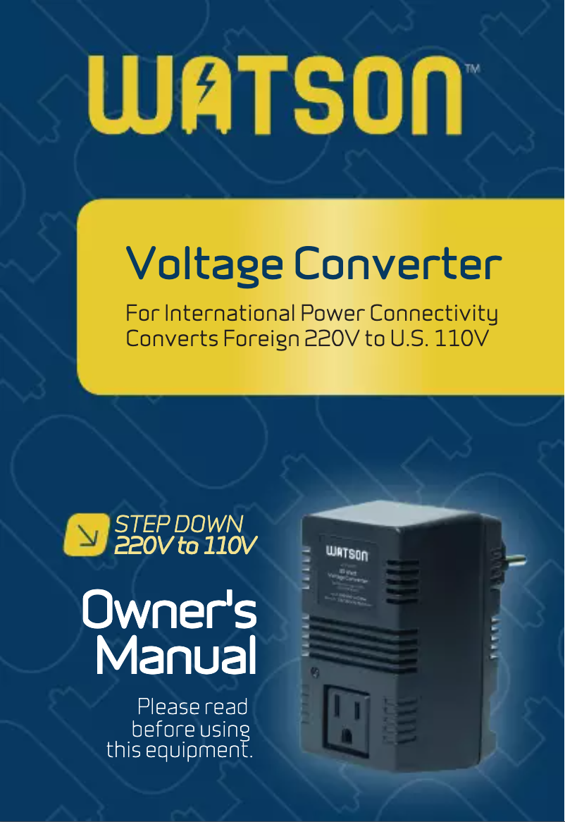 First page image of the manual for VCG-SD85