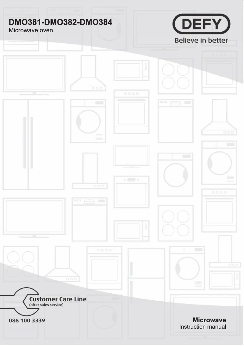 First page image of the manual for DMO384