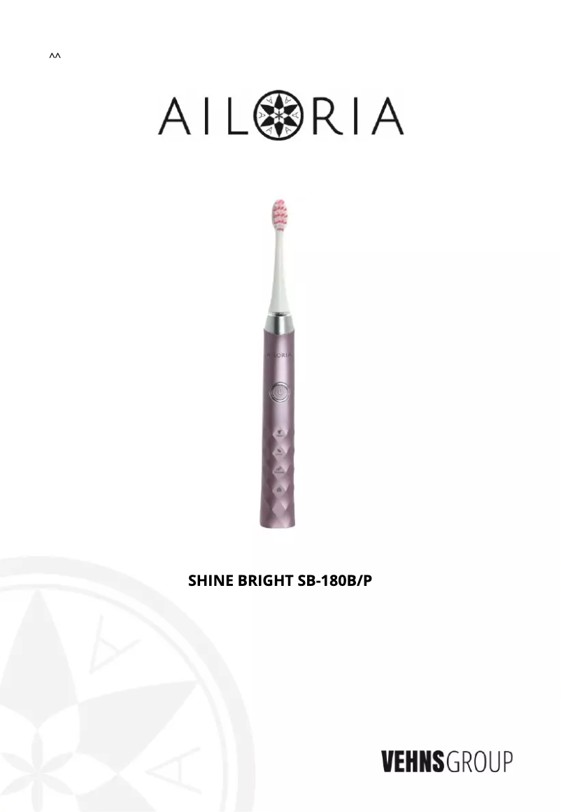 First page image of the manual for Shine Bright SB-180B/P