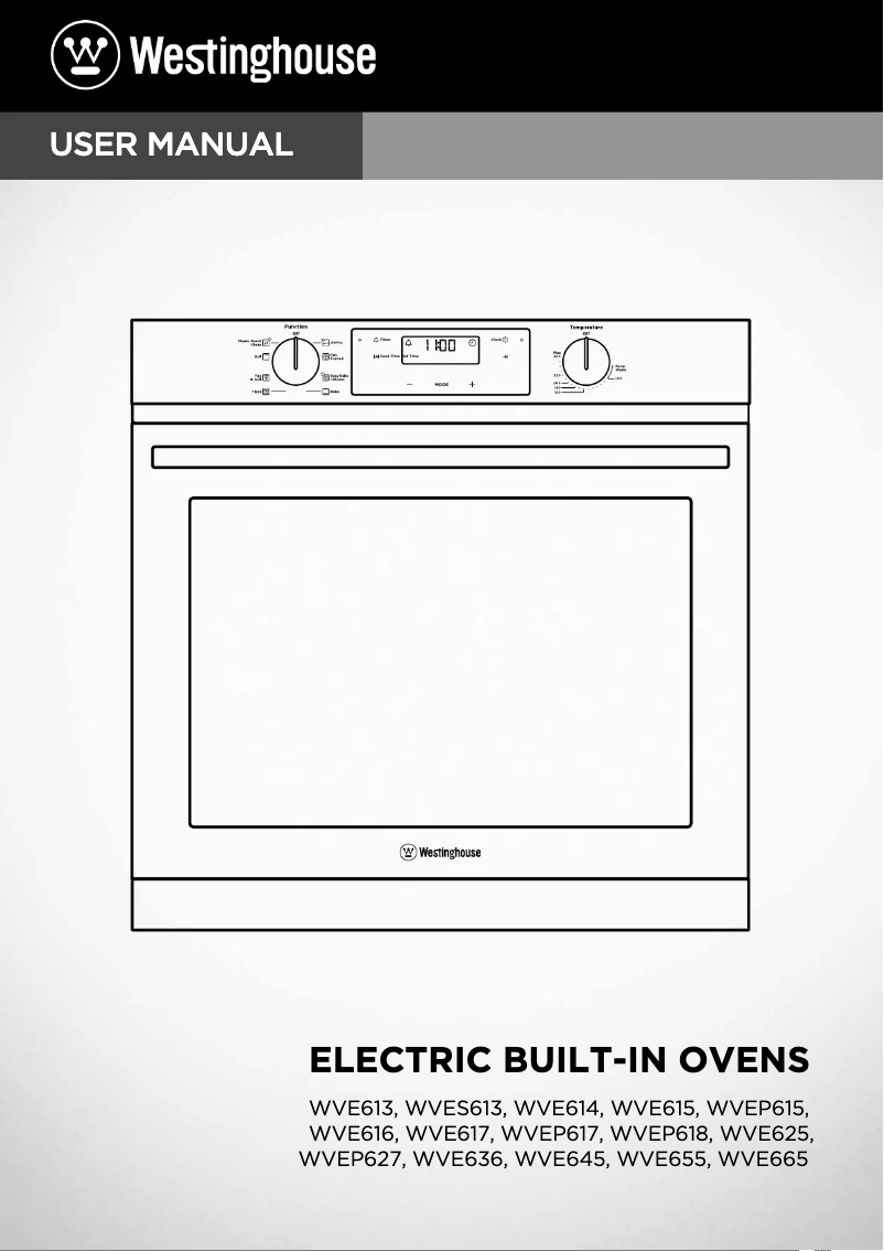 First page image of the manual for WVE625