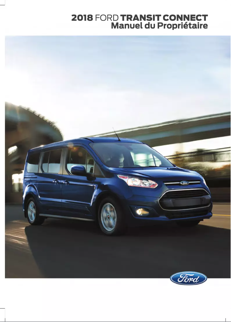 Page 1 of the manual User Manual Ford Transit Connect (2018)