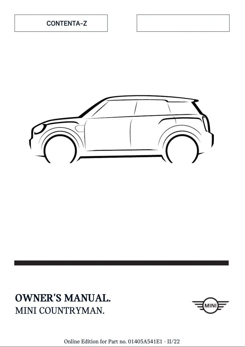 First page image of the manual for Countryman (2023)