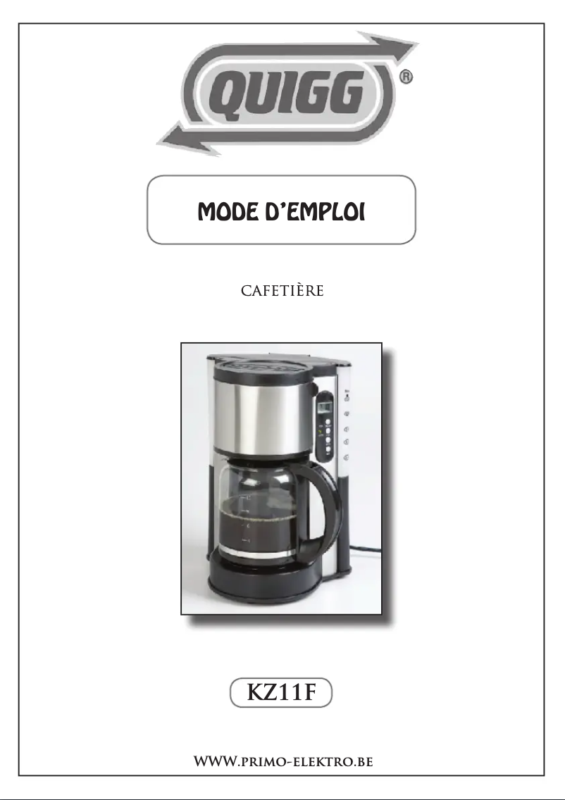 First page image of the manual for KZ11F