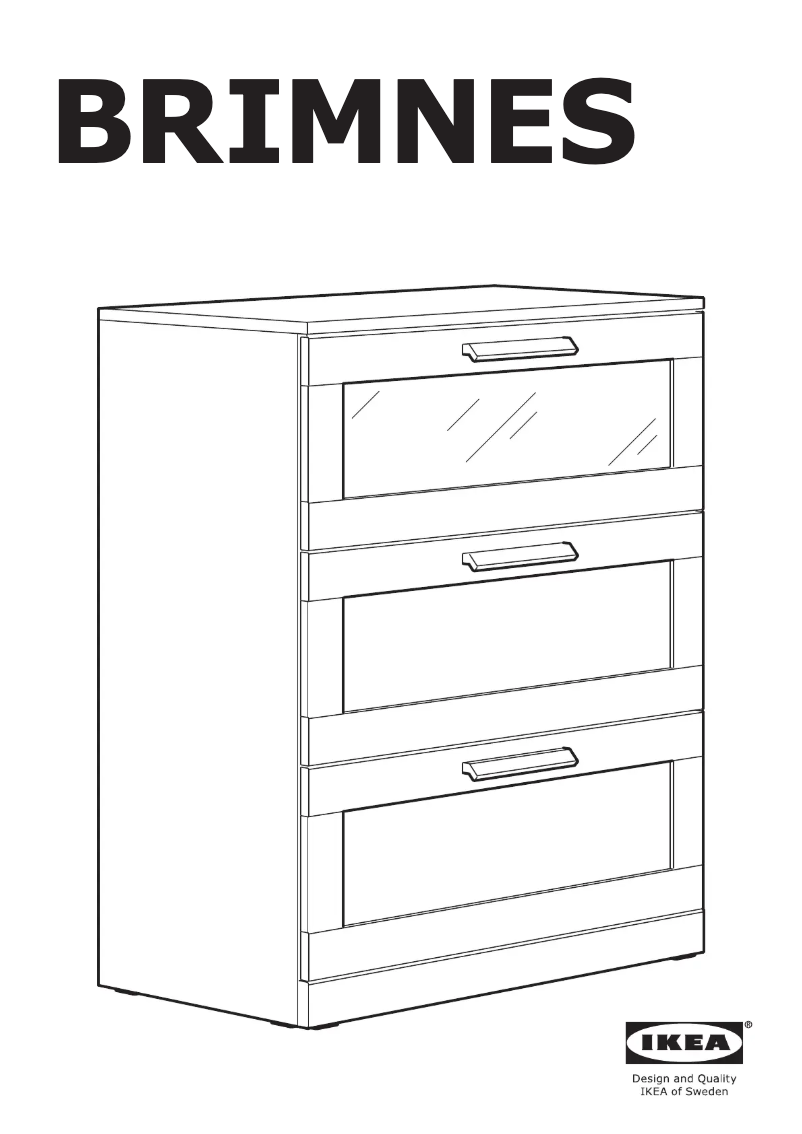 First page image of the manual for BRIMNES 304.731.25