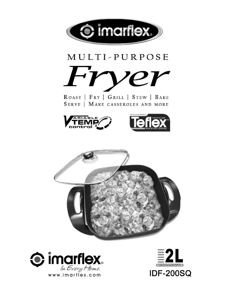 First page image of the manual for IDF-200SQ