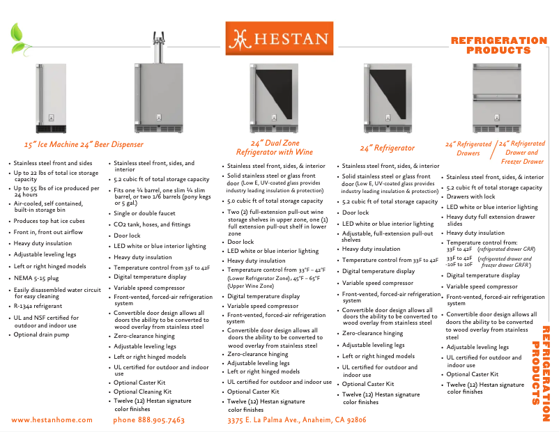 First page image of the manual for GRFR24