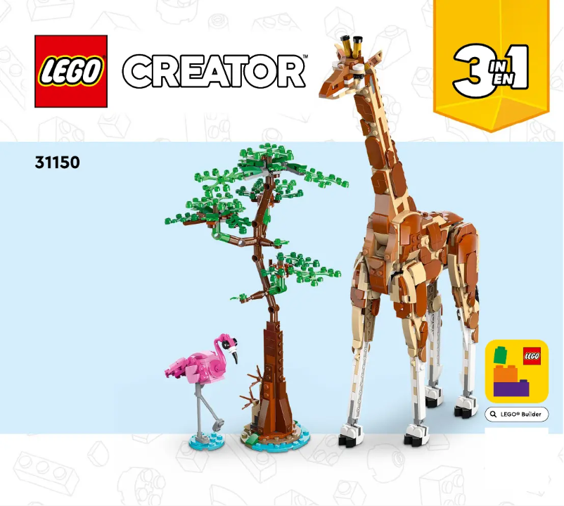 First page image of the manual for Creator 31150