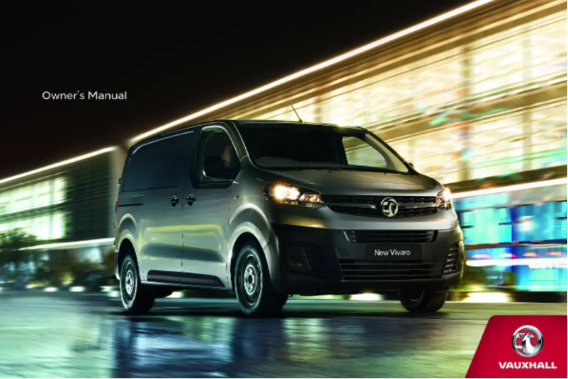 First page image of the manual for Vivaro (2015)