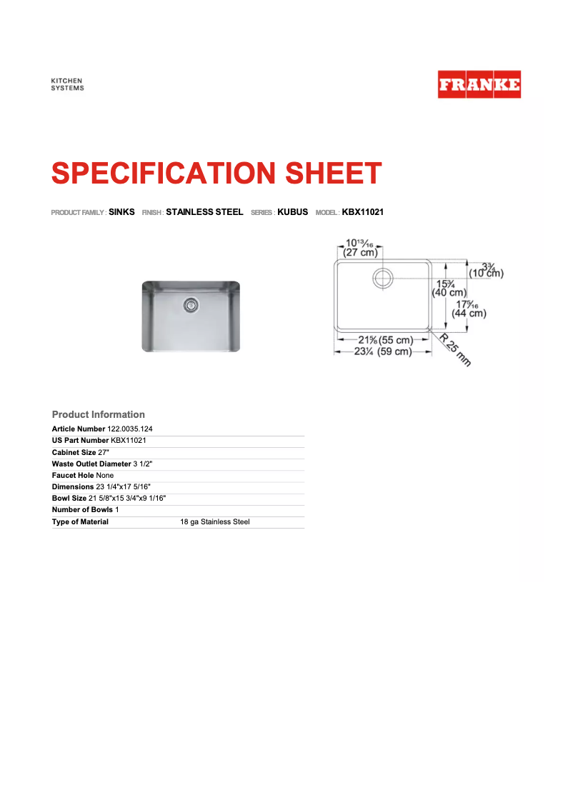 Image de la première page du manuel de l'appareil Kubus KBX11021