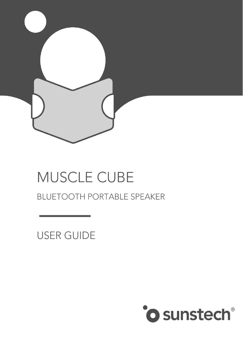 Page 1 of the manual User Manual Sunstech MUSCLE CUBE