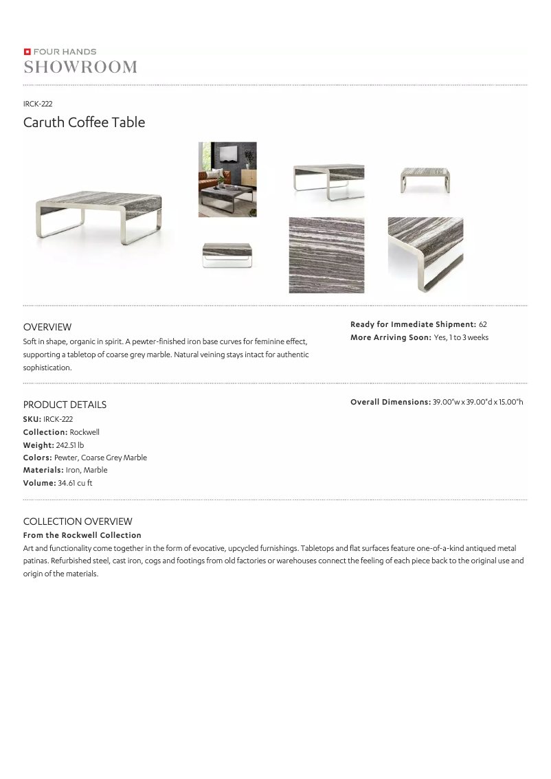 First page image of the manual for IRCK-222