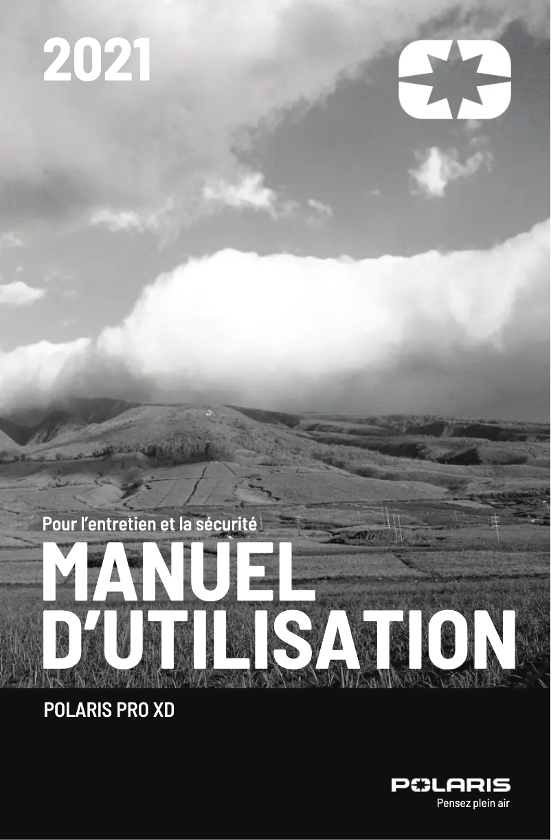 Page 1 of the manual User Manual Polaris PRO XD 4000G AWD (2021)
