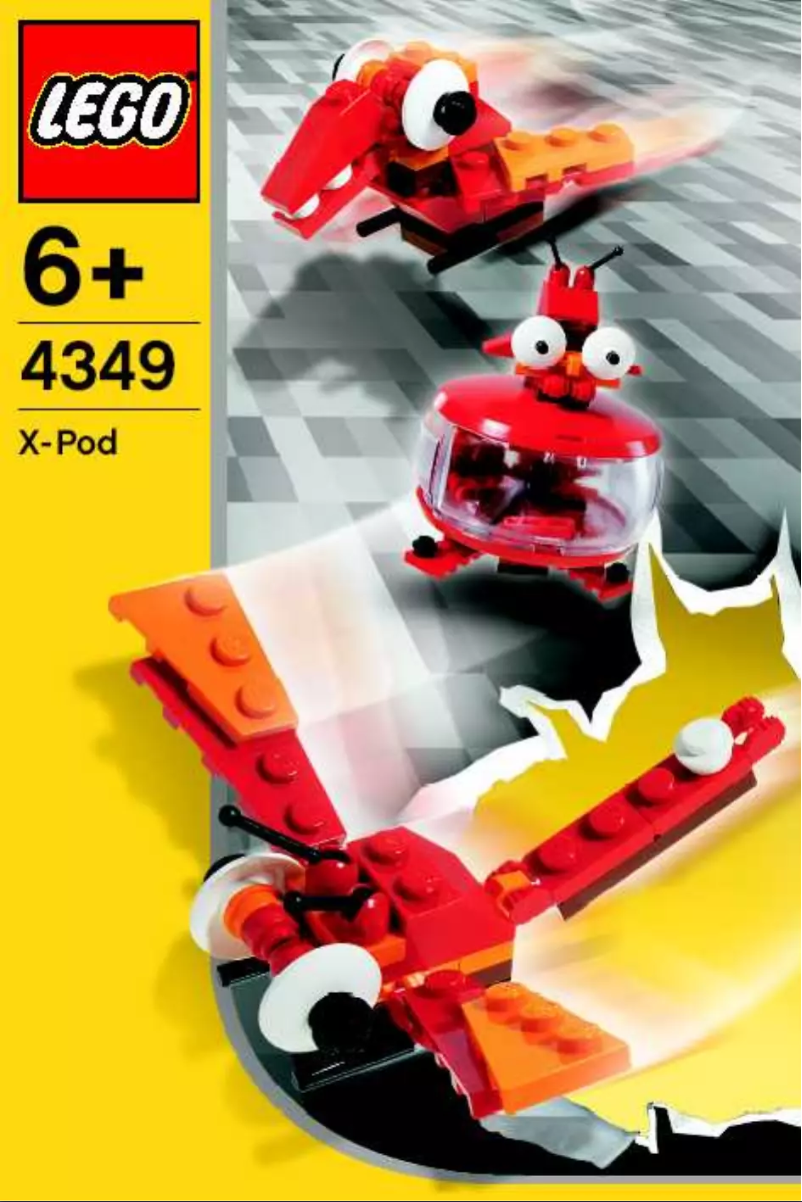 Page 1 of the manual User Manual Lego X-Pod 4349