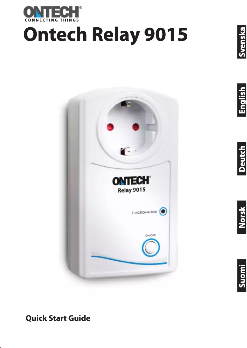 First page image of the manual for Relay 9015