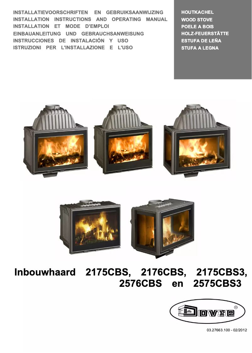 Page 1 of the manual User Manual Dovre ASTRO 4CBWB LEON