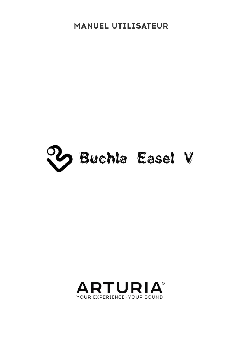 Page 1 of the manual User Manual Arturia Buchla Easel V