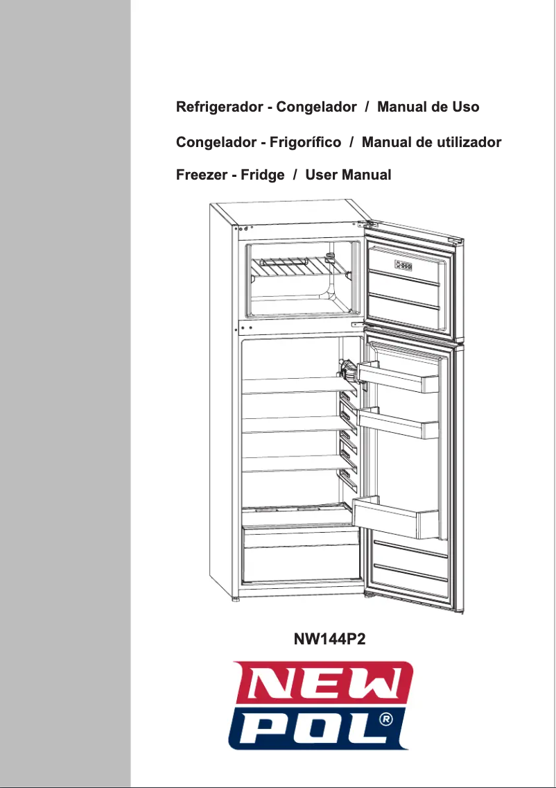First page image of the manual for NW144P2