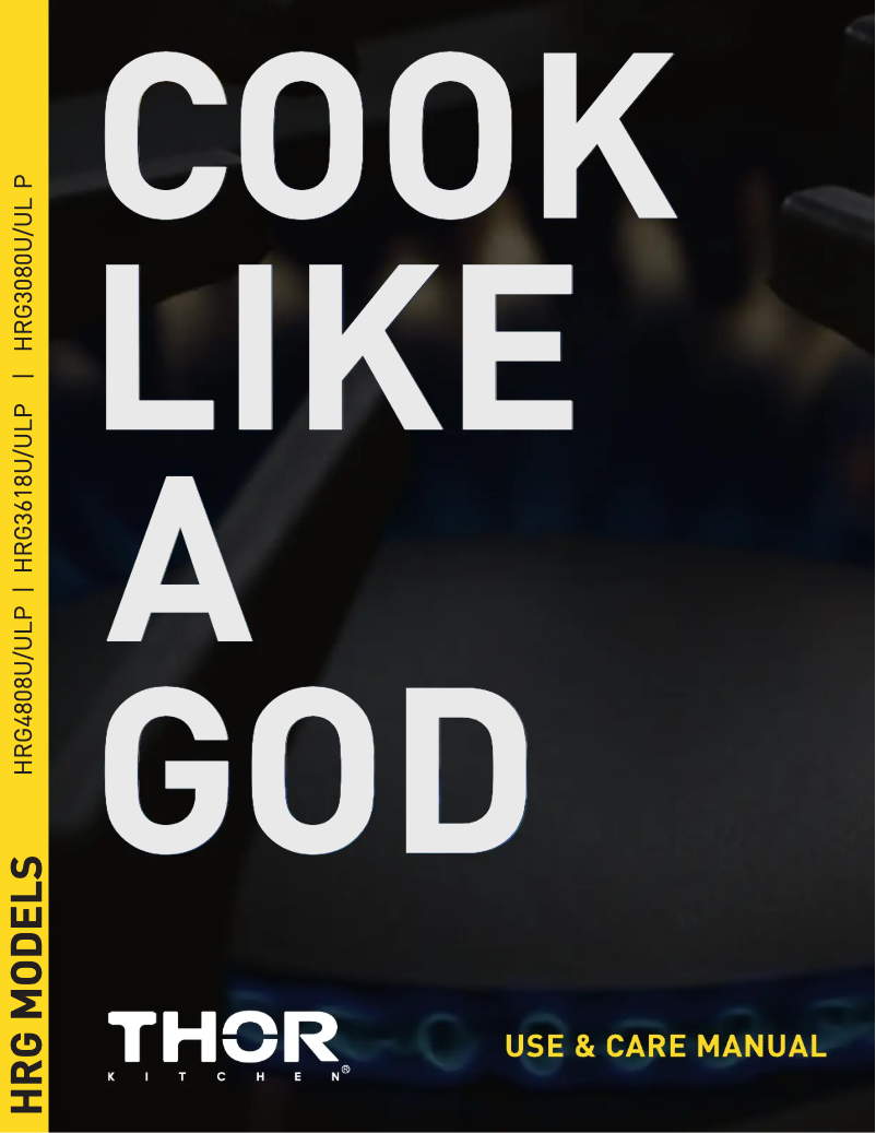 First page image of the manual for HRG4808ULP