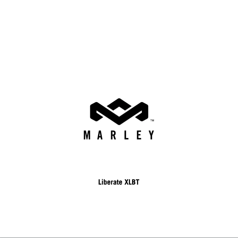 Page 1 of the manual User Manual House of Marley Liberate XLBT