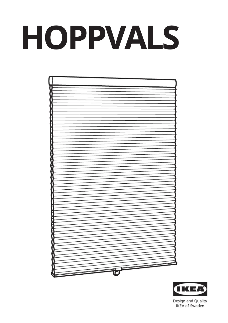 First page image of the manual for HOPPVALS 404.809.55