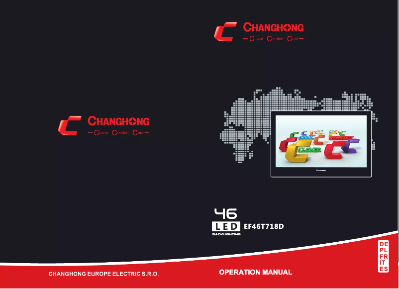 Page 1 of the manual User Manual Changhong EF46T718D
