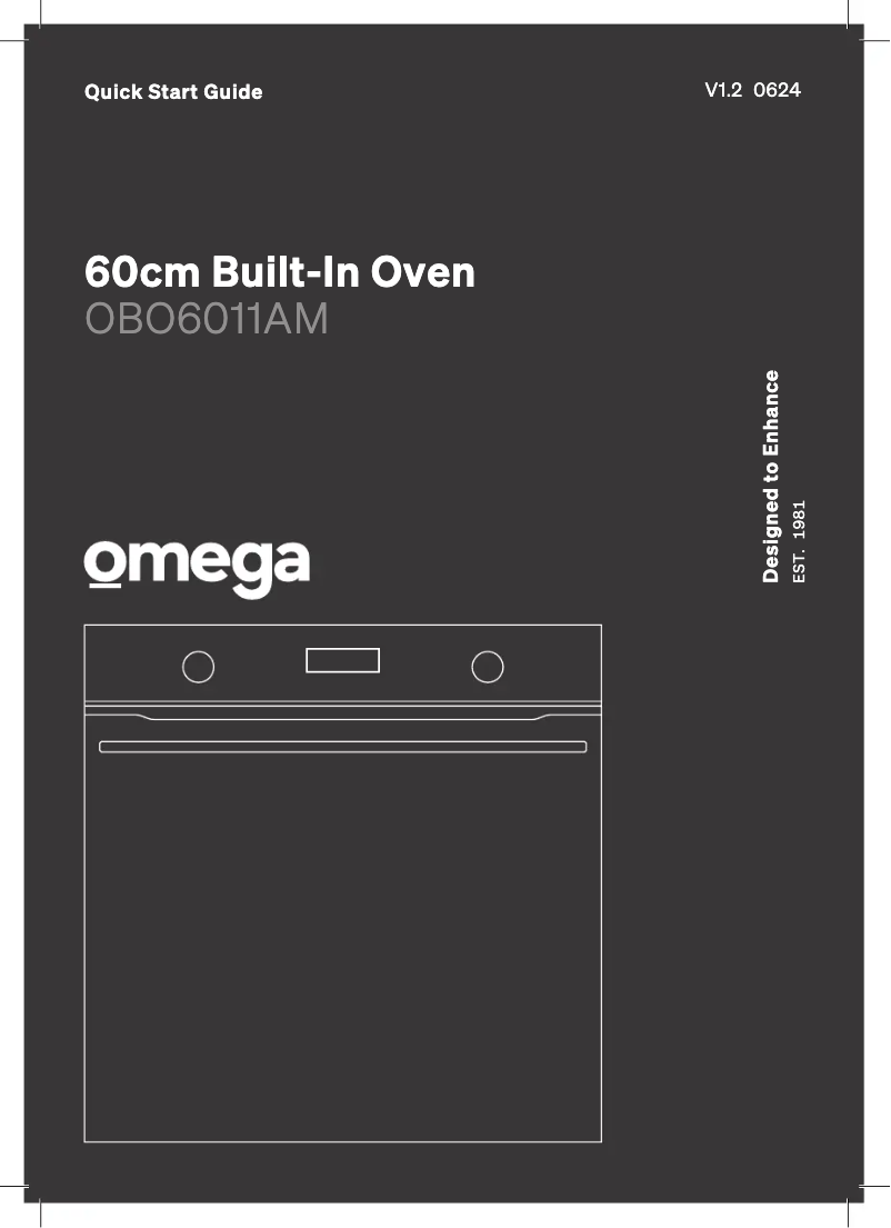 Page 1 of the manual Quick Start Guide Omega OBO6011AM