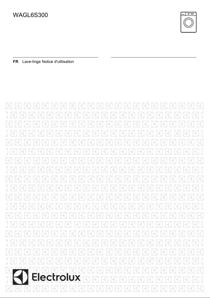 Page 1 of the manual User Manual Electrolux WAGL6S300
