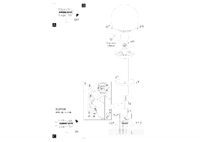 Page 1 of the manual User Manual Eglo Nisia-C