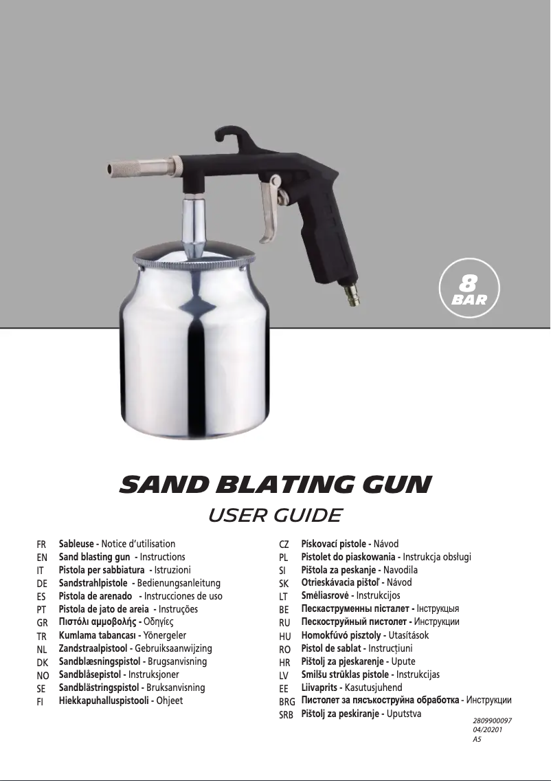 First page image of the manual for G-560A