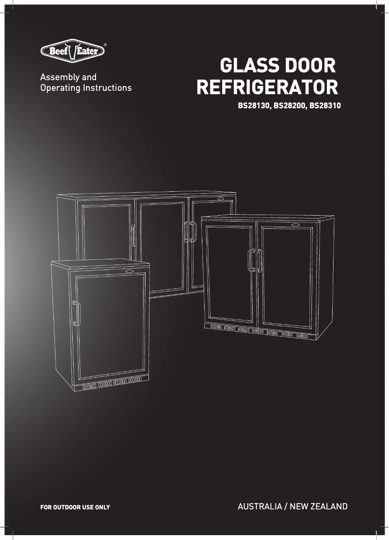 Page 1 of the manual User Manual BeefEater BS28200