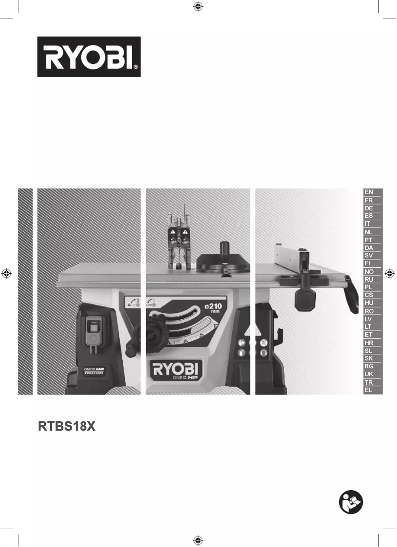 First page image of the manual for One+ RTBS18X