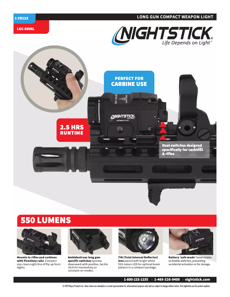 First page image of the manual for LGC-550XL