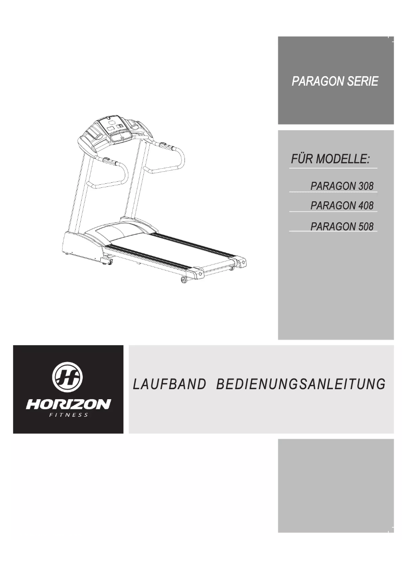 First page image of the manual for Paragon 408