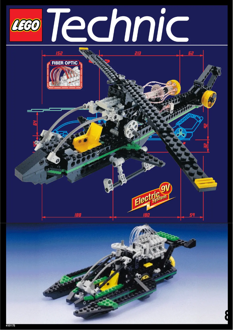 Page 1 of the manual User Manual Lego Technic 8456