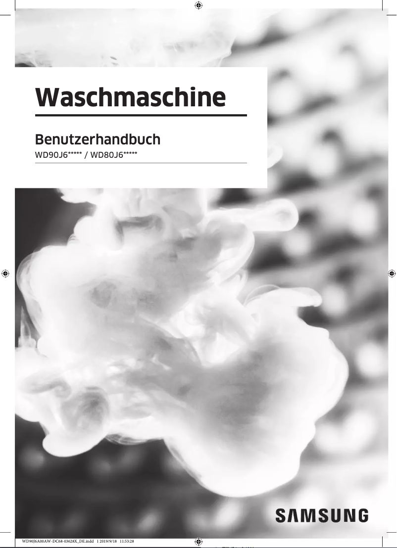 First page image of the manual for WD90J6A00AW