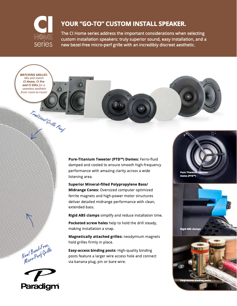 First page image of the manual for CI Home H65-R