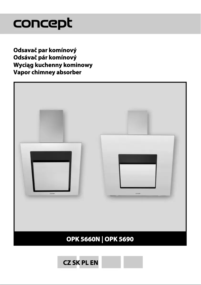 Page 1 of the manual User Manual Concept OPK5660n