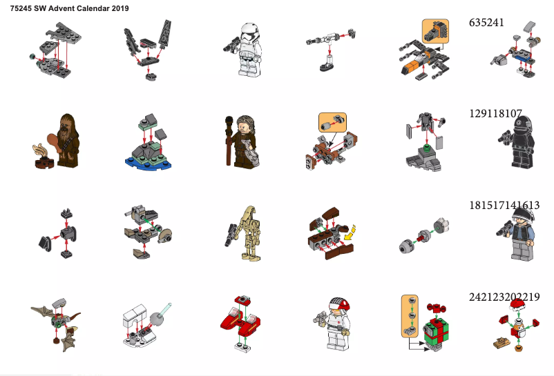 Page 1 of the manual User Manual Lego Star Wars 75245