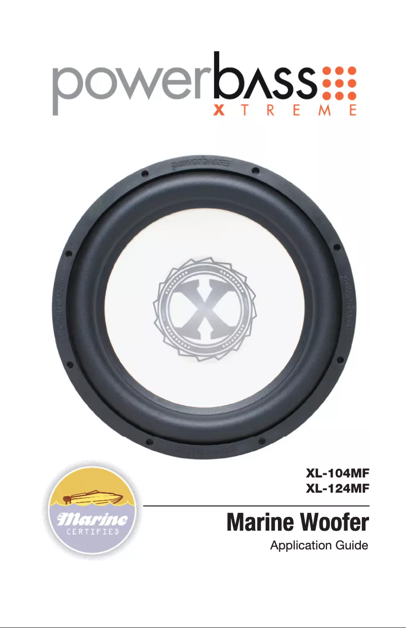 Page 1 of the manual User Manual PowerBass XL-104MF