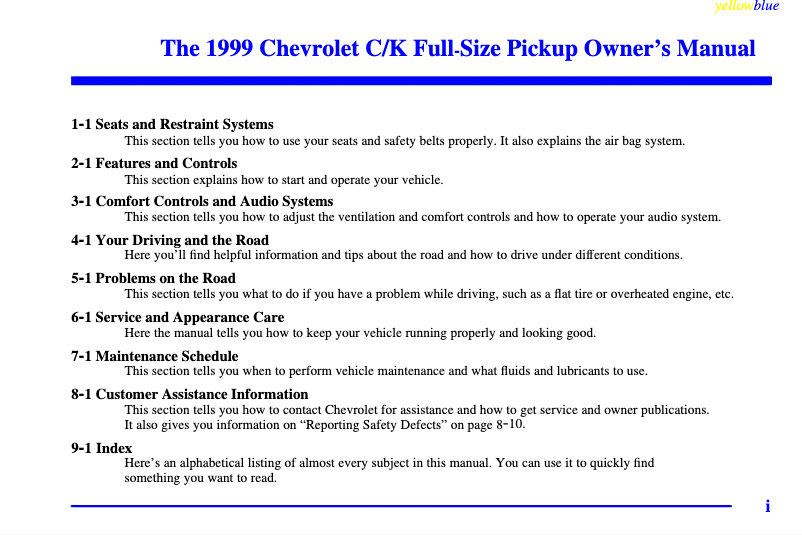 First page image of the manual for Astro (1999)