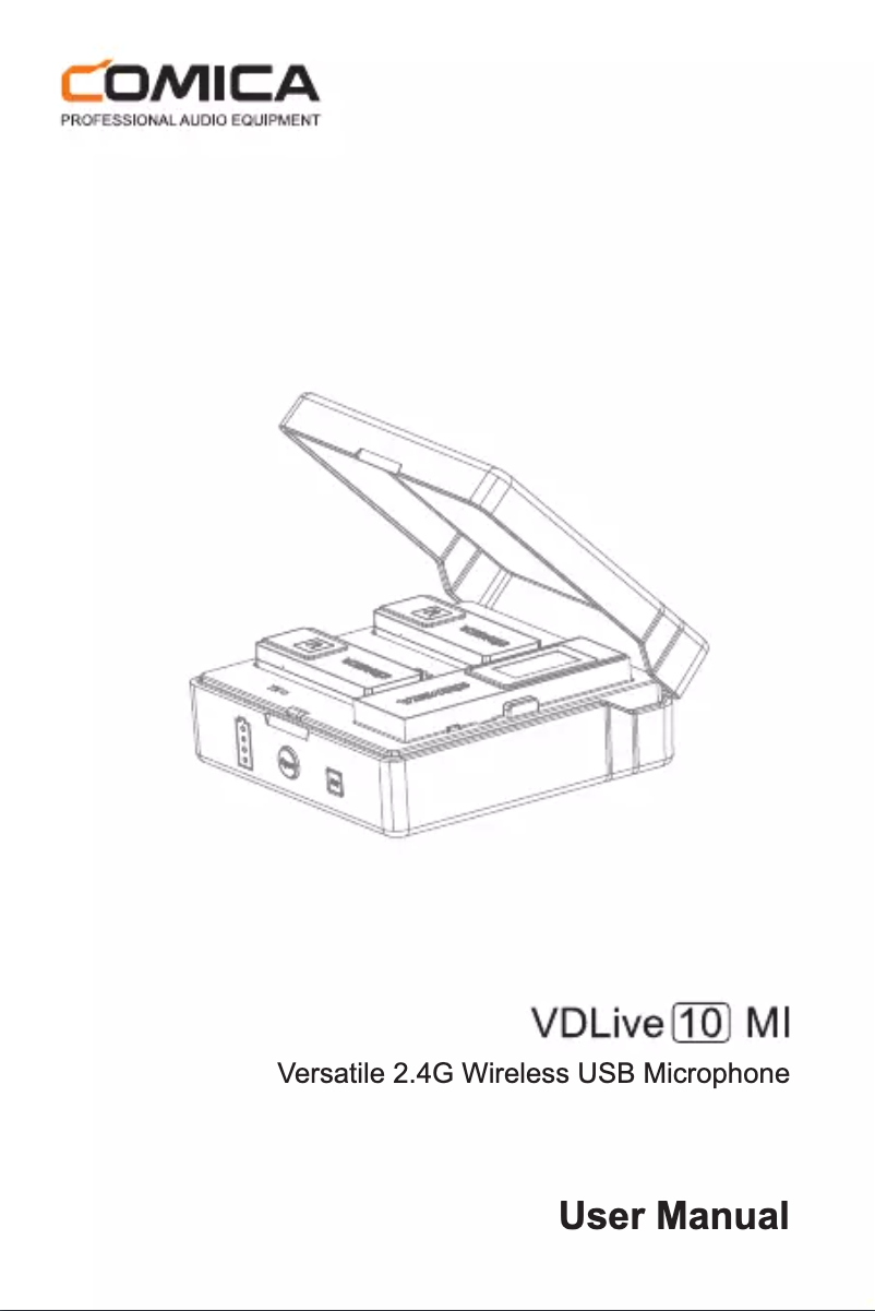 First page image of the manual for VDLive10 MI