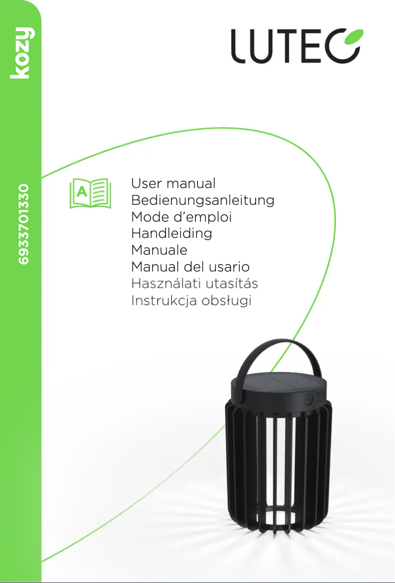 First page image of the manual for Kozy