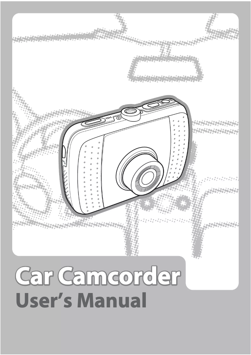 First page image of the manual for Car Camcorder X5