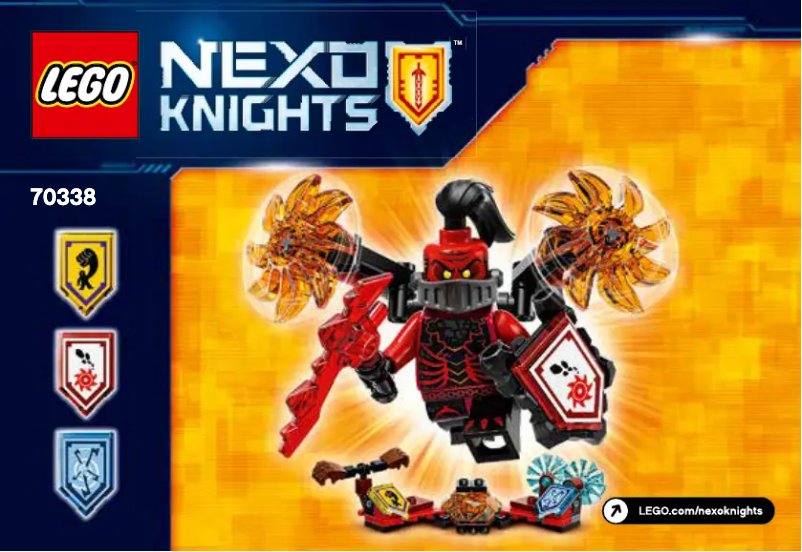 First page image of the manual for Nexo Knights 70338