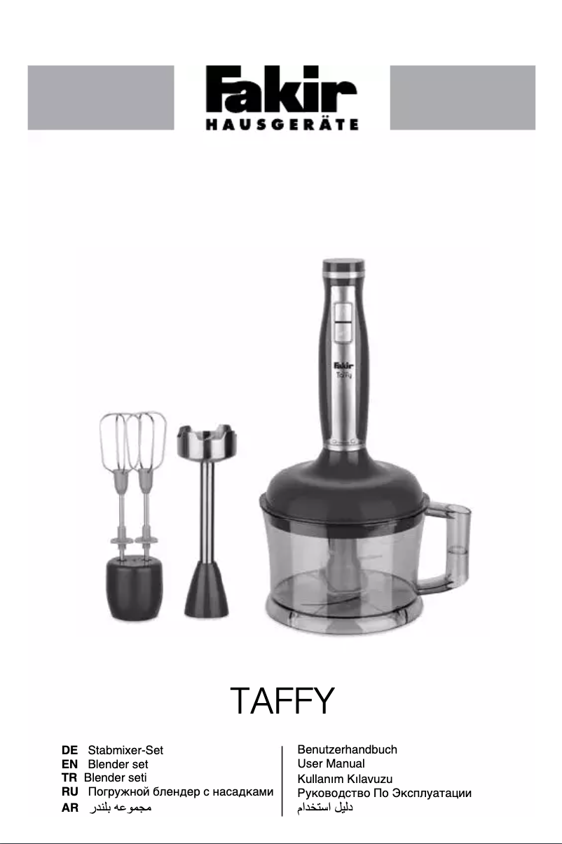 First page image of the manual for Taffy